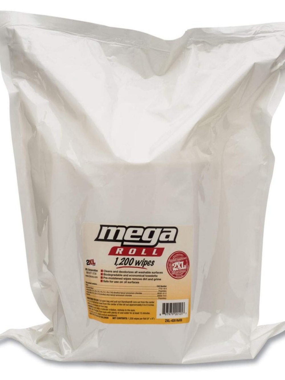 White Cleaning Wipes - 1,200 Count 2XL Home, Bathroom Kitchen, Gym & More $56.99